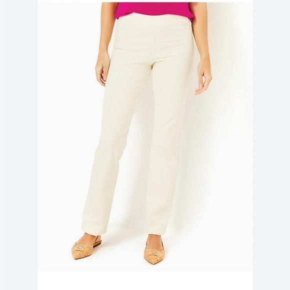 Declynn Bi-Stretch Slim Pant, Creme Brulee , Size 8, NWT - Picture 2 of 12